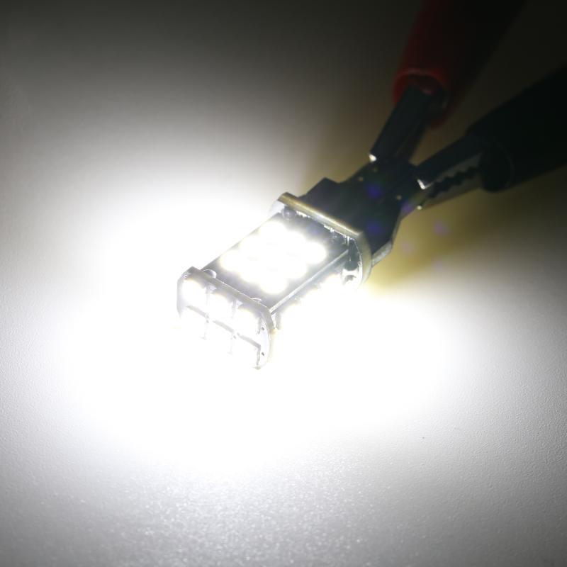 912 921 T15 W16W LED Back-up/Brake/Tail Light Bulbs 10W 300% High Brightness CAN-Bus Error Free 6500K White | 2 bulbs