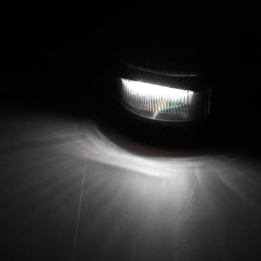 (قطعتان/مجموعة) مصابيح خلفية عالمية 39 مصباح LED باللون الأسود المدخن لشاحنة رانجلر YJ TJ CJ مقطورة فان قارب