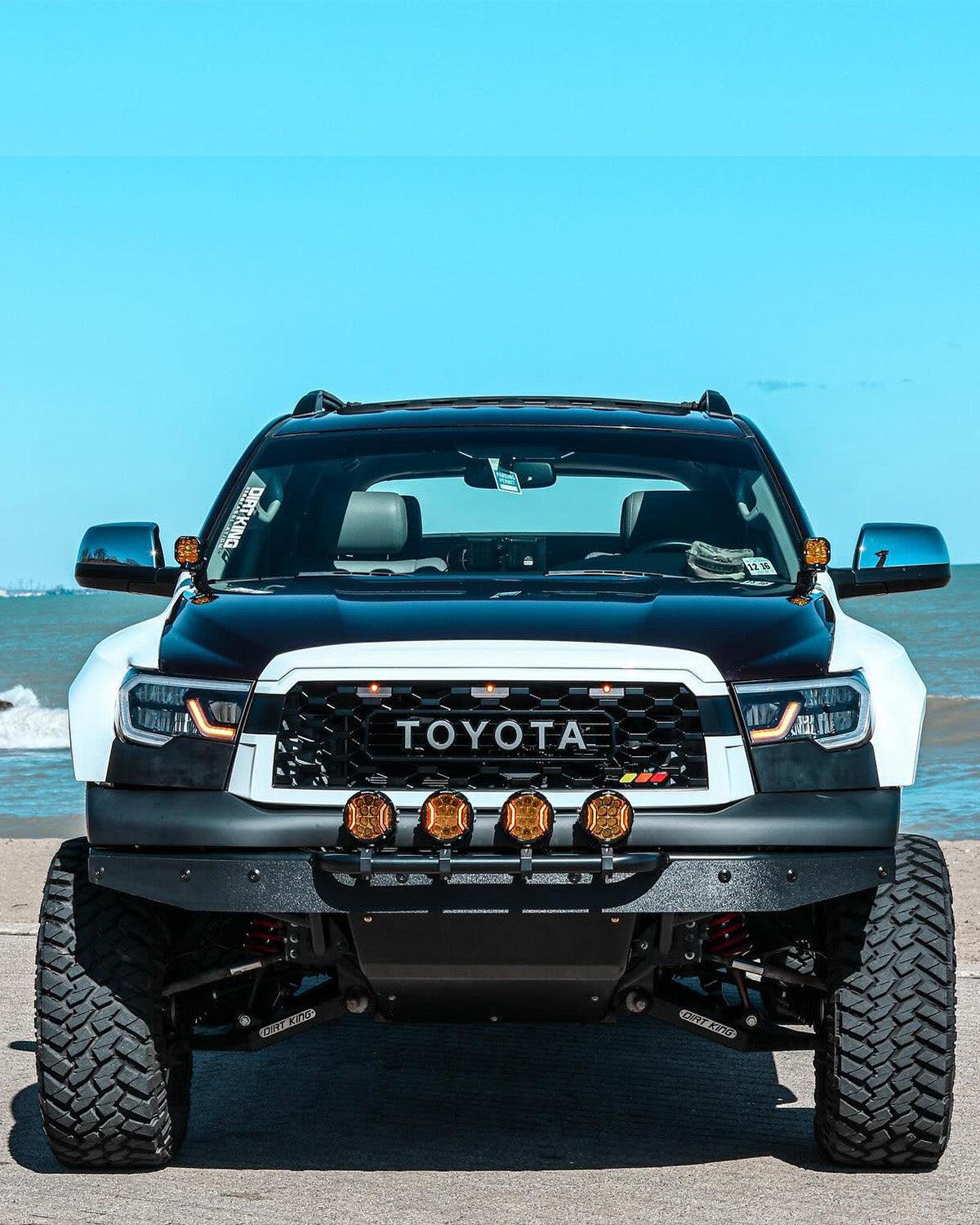 V-ULTRA Series | 5 Inch 172W LED Side Shooter Amber Pod Lights with Amber DRL - Auxbeam  – éclairage LED auto