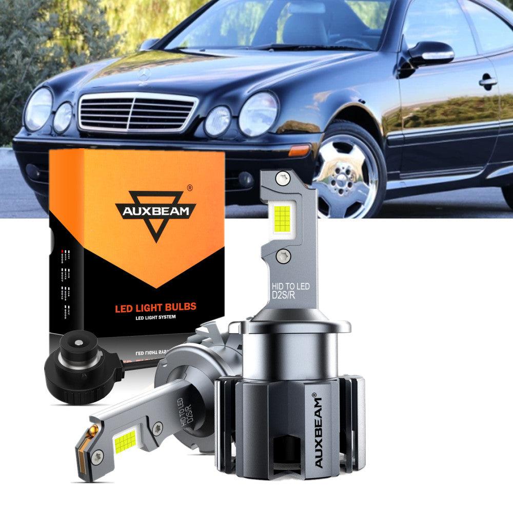 For 2001-2006 Mercedes-Benz CLK55 AMG with HID headlamps LED Light Bulbs High Low Beam Bundle - Auxbeam  – éclairage LED auto