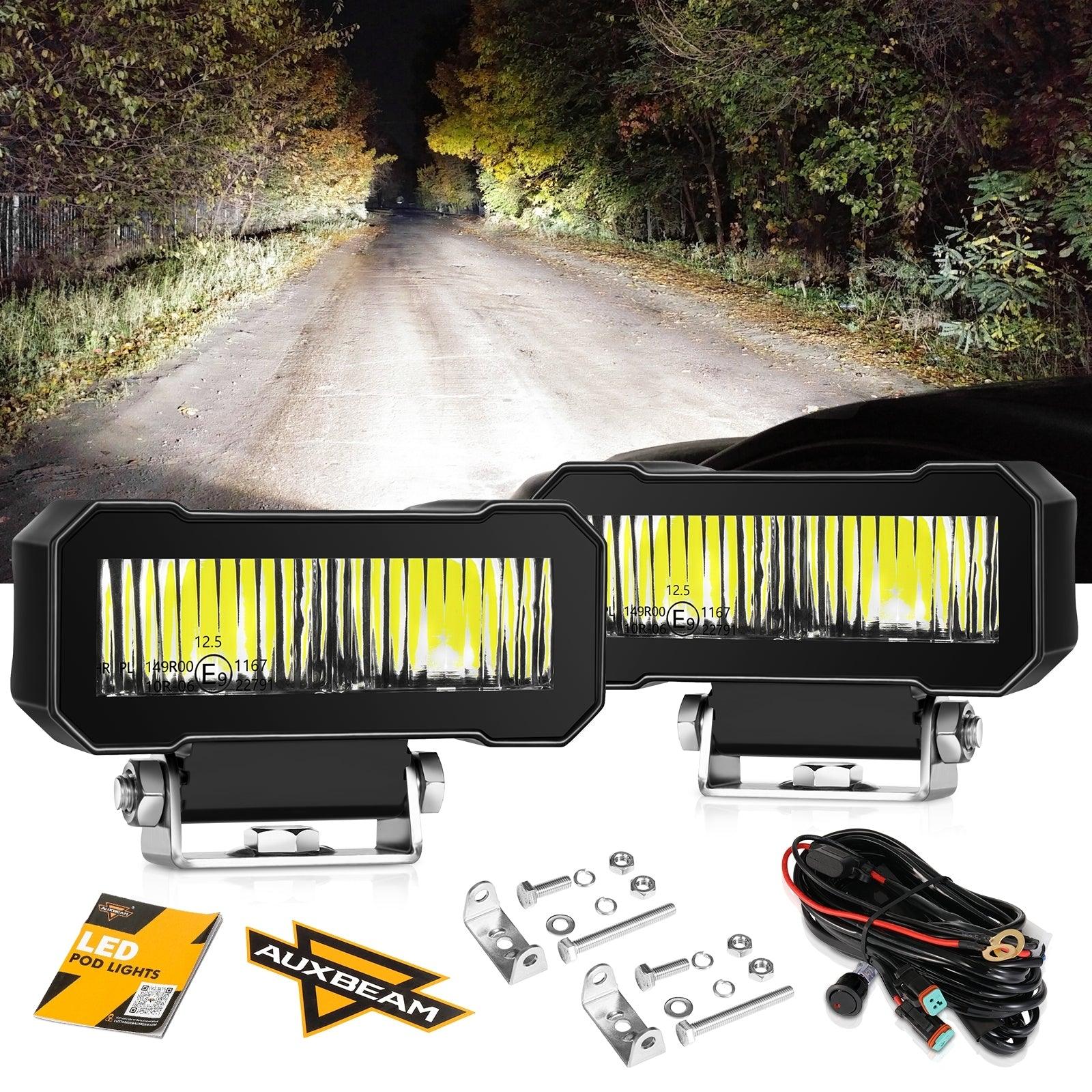 4.6 Inch 60W 7200LM LED Pods Off Road Driving Light - Auxbeam  – éclairage LED auto