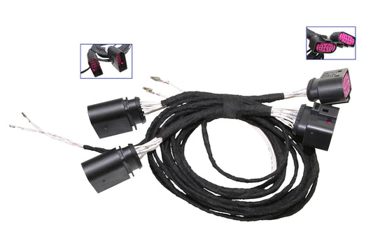 Adapter Bi-Xenon Curvelight to LED headlights for Audi A8 4H