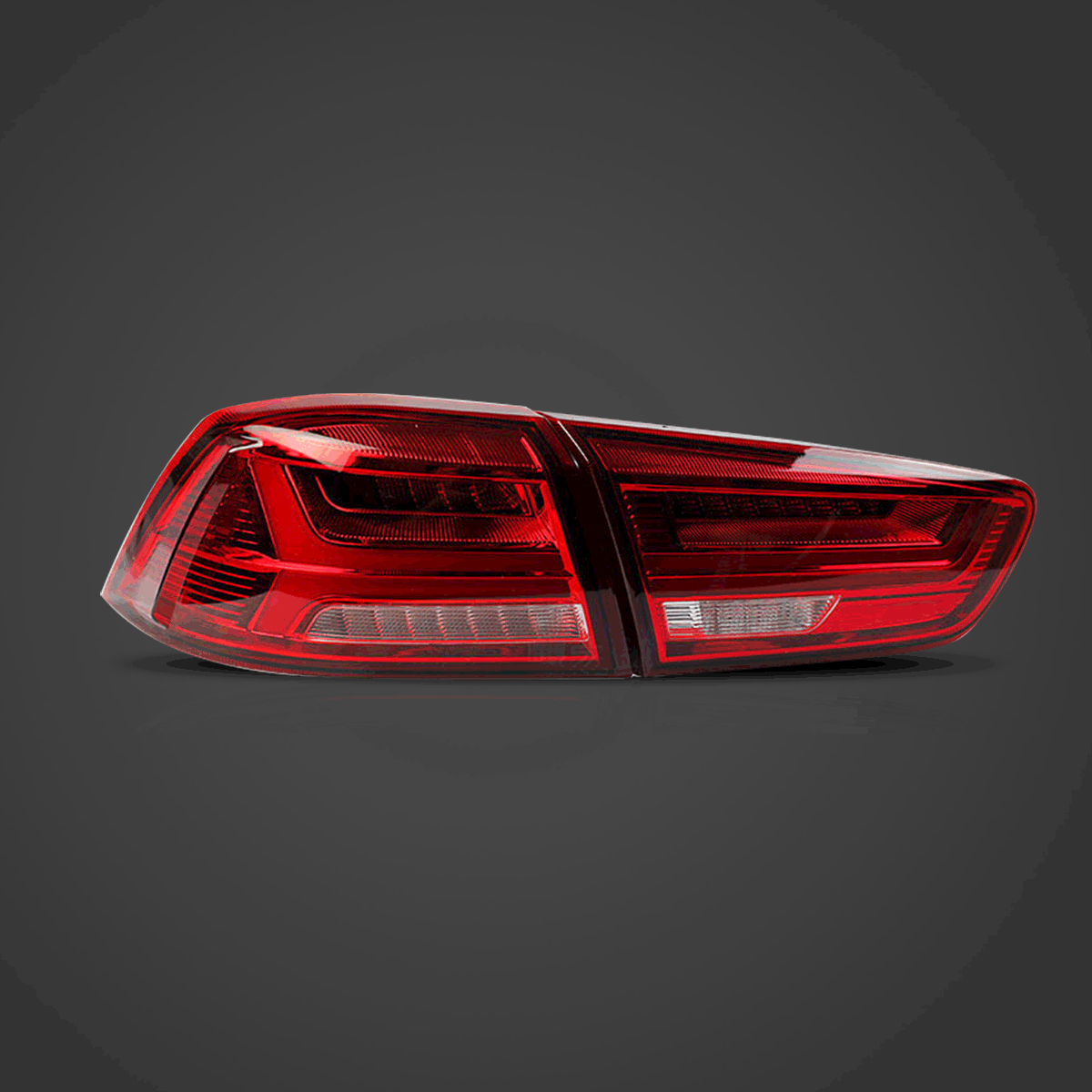 LED Tail Light Assembly With Sequential Turn Signal For 2008-2017 Mitsubishi Lancer &amp; EVO