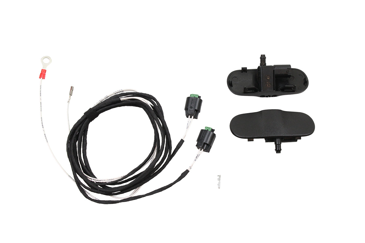 Complete set of heated windshield washer nozzles for VW Crafter SY, SZ, MAN TGE