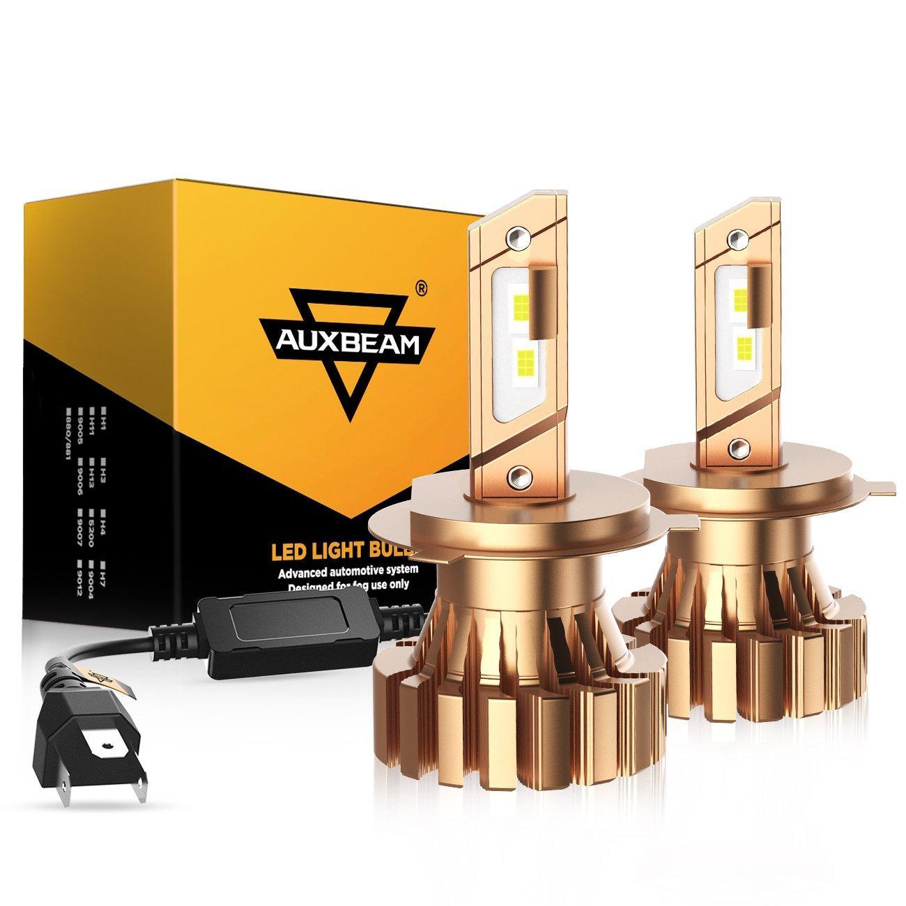 H4/9003 LED Headlight Bulbs 44W 4000LM X60 Series Fanless 6500K Cool White | 2 bulbs