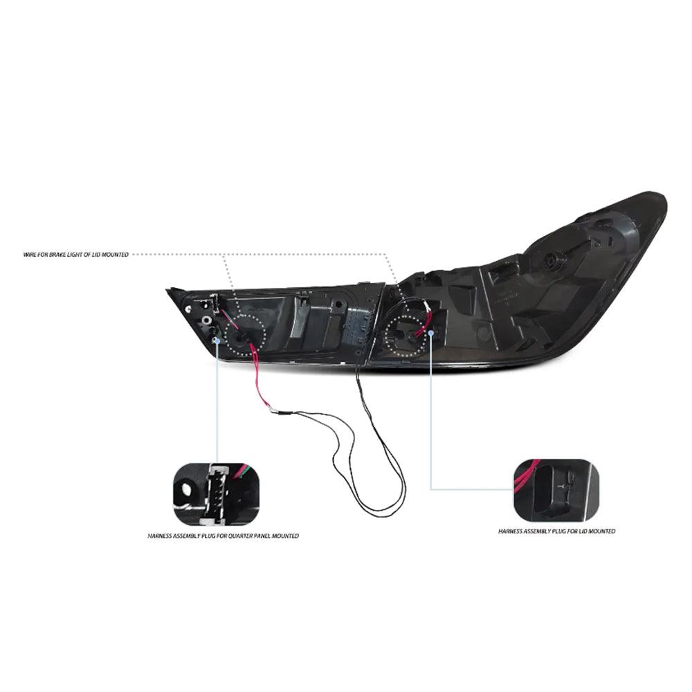 LED Tail Lights Assembly Sequential Turn Signal With Dynamic Welcome Light For 2018-2022 BMW 3 Series 7th Gen G20/G28/G80