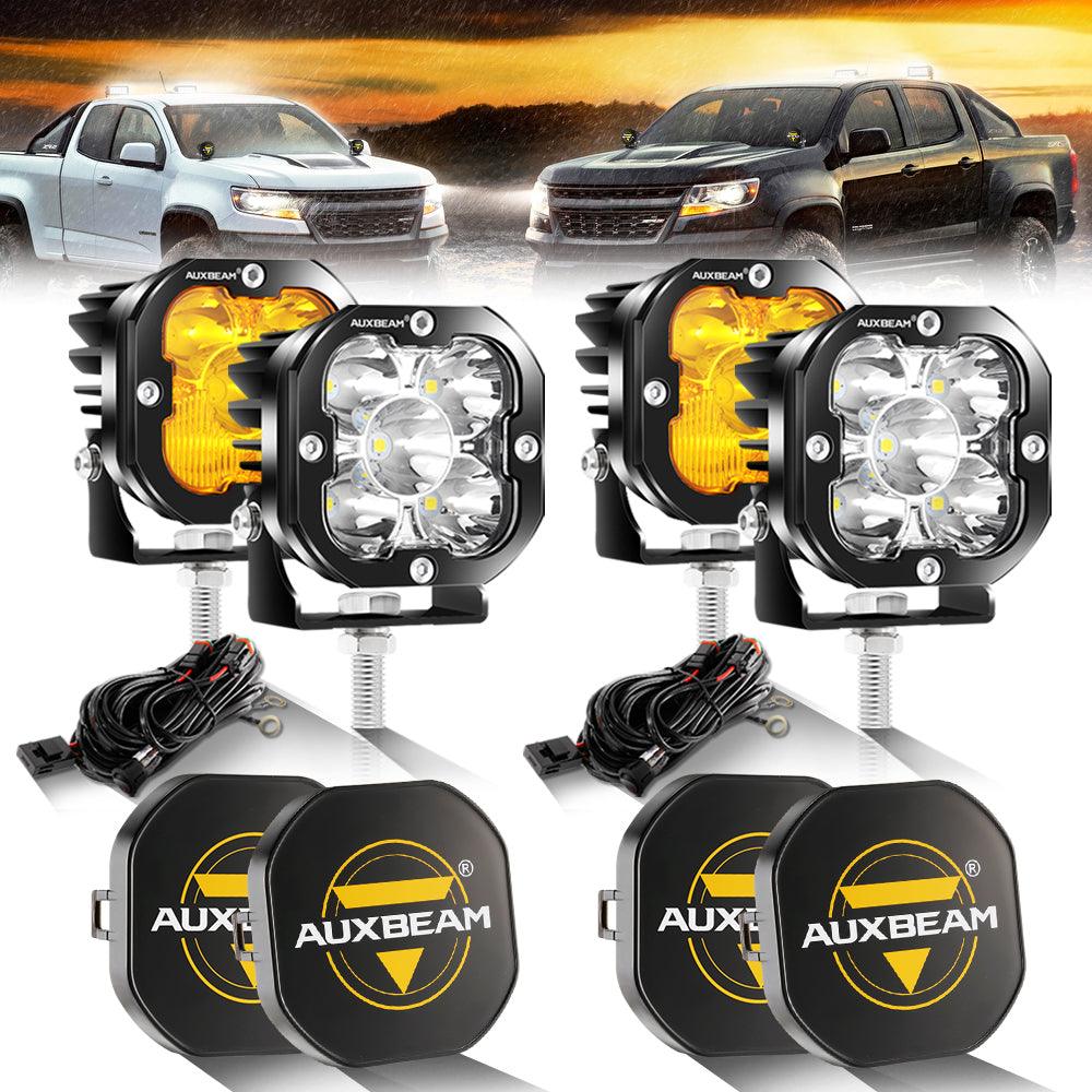 XP-ULTRA Series 3 Inch 80W 9600LM LED Pods Lights White&Amber - Auxbeam  – éclairage LED auto
