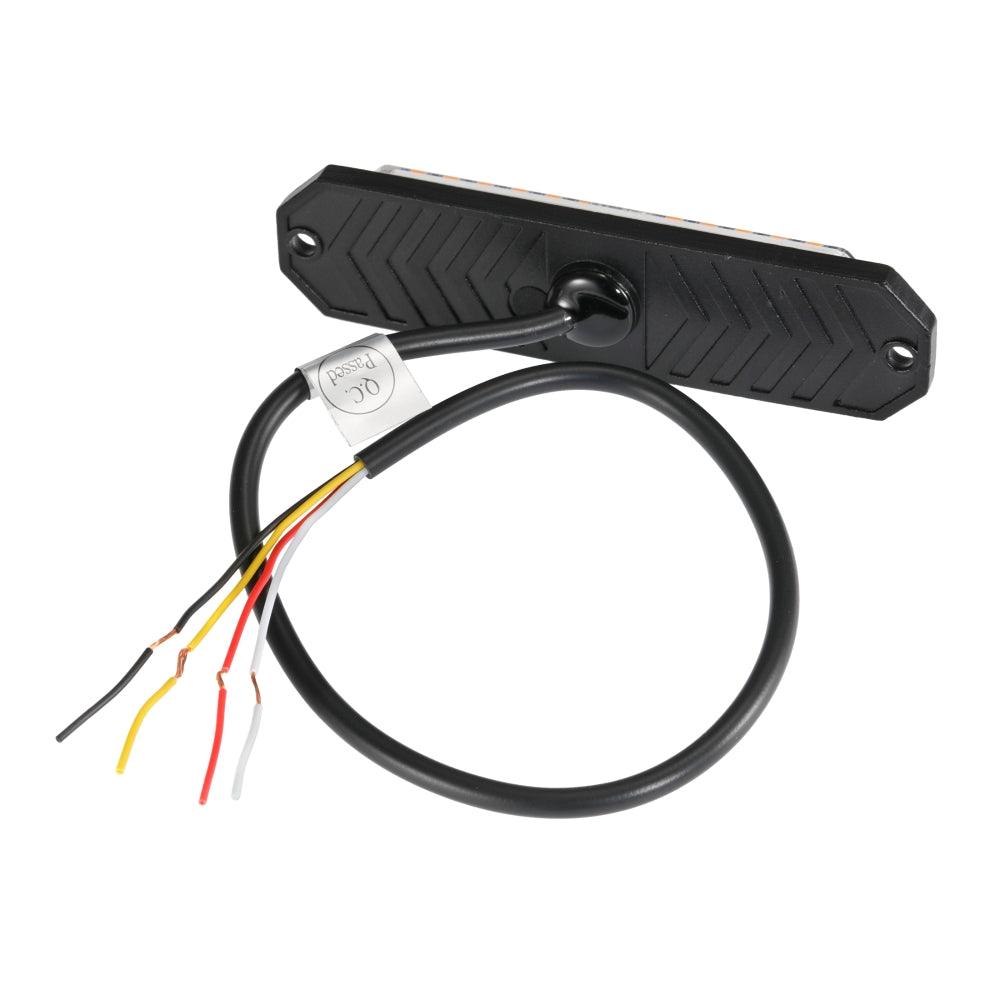 (4 قطع/مجموعة) 12 مصباح LED للطوارئ مثبت على السطح لمصابيح ستروب للشاحنات والمركبات والسيارات الرباعية والشاحنات الصغيرة 