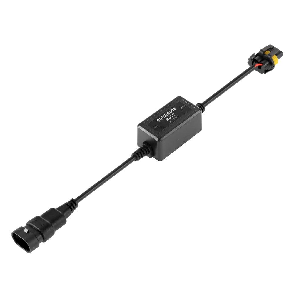 9012/HIR2 C10-Model مصابيح أمامية LED مُحسّنة، فك تشفير Canbus، مضاد للوميض، فلاش فائق، بدون تحذير، طقم تحويل مقاوم تسخير، قطعتان/مجموعة