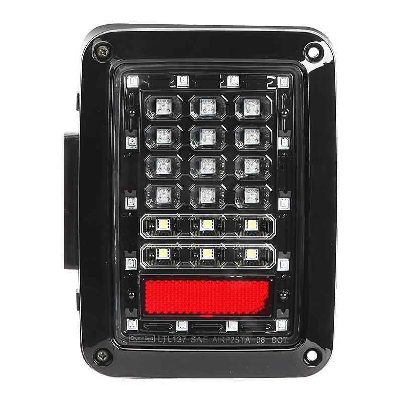 Feux Arrière LED Pour Jeep Wrangler JK 2007-2017 Version Américaine