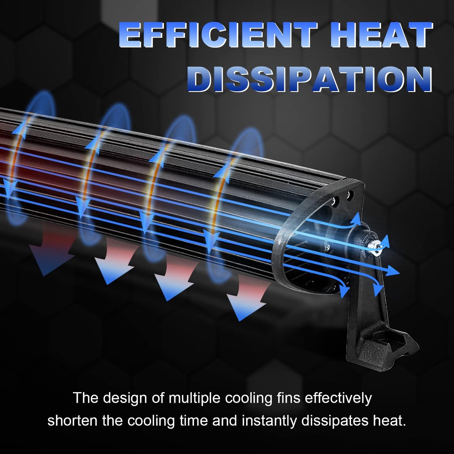 5D Series 50 Inch Combo Beam Dual Row Curved Off Road LED Light Bar