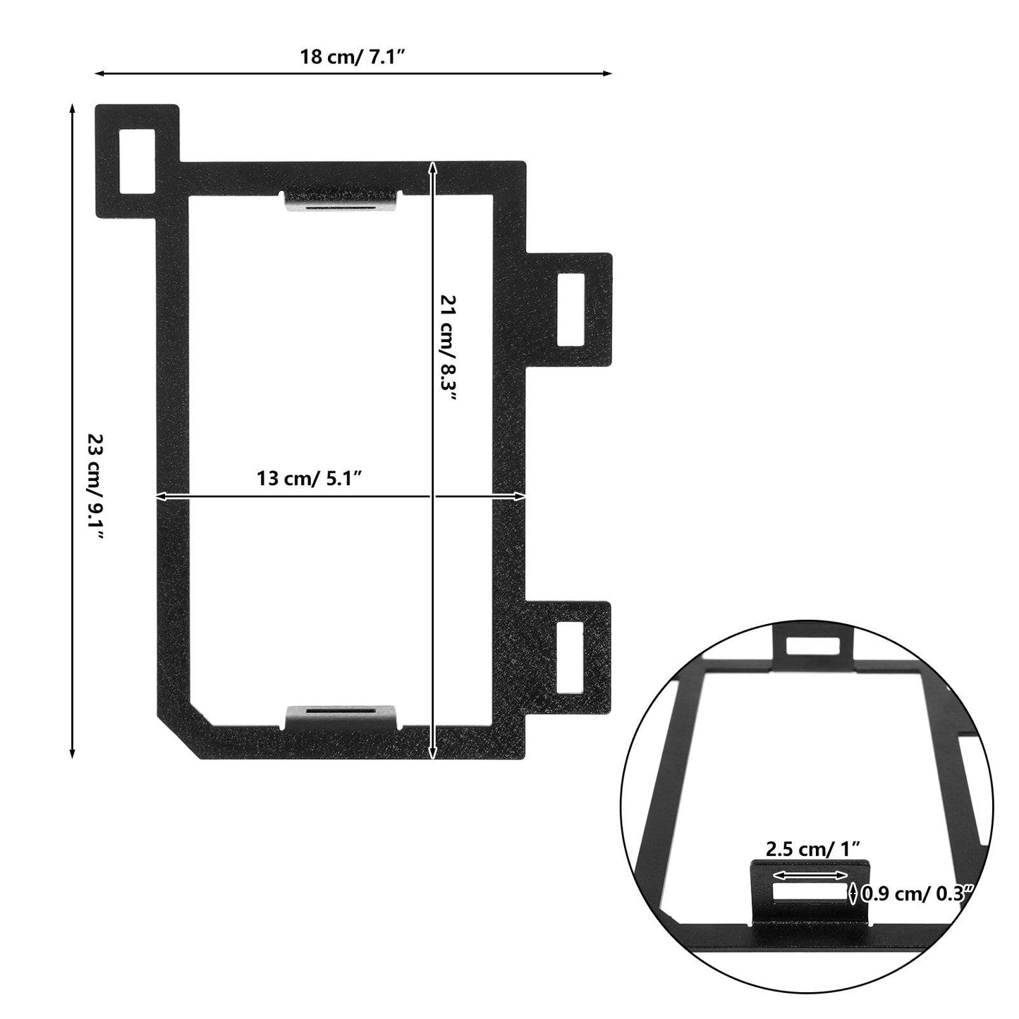 Fog Lamp Mounting Brackets for Dodge Ram 1500 2013 2014 2015 2016 2017 2018 