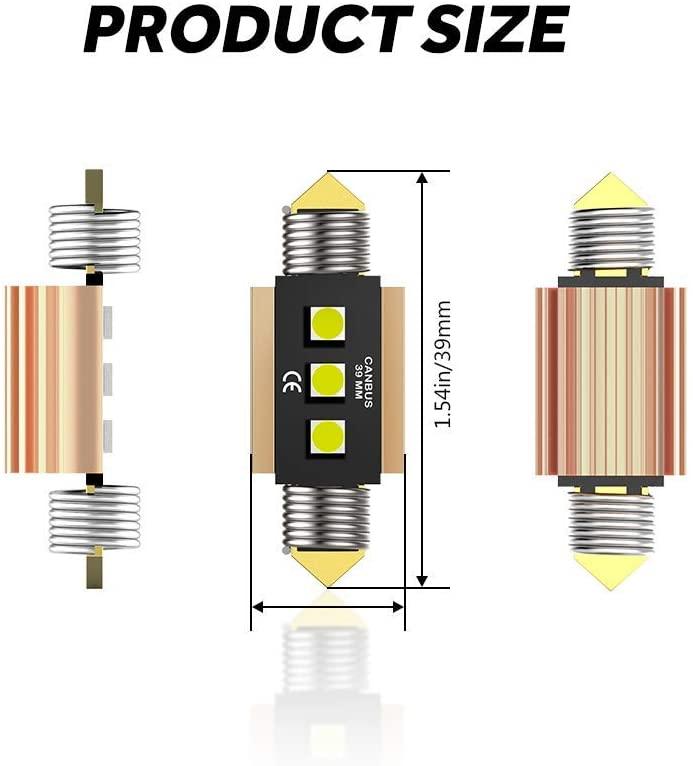 LED Festoon Canbus For Interior Dome Map License Plate Bulbs