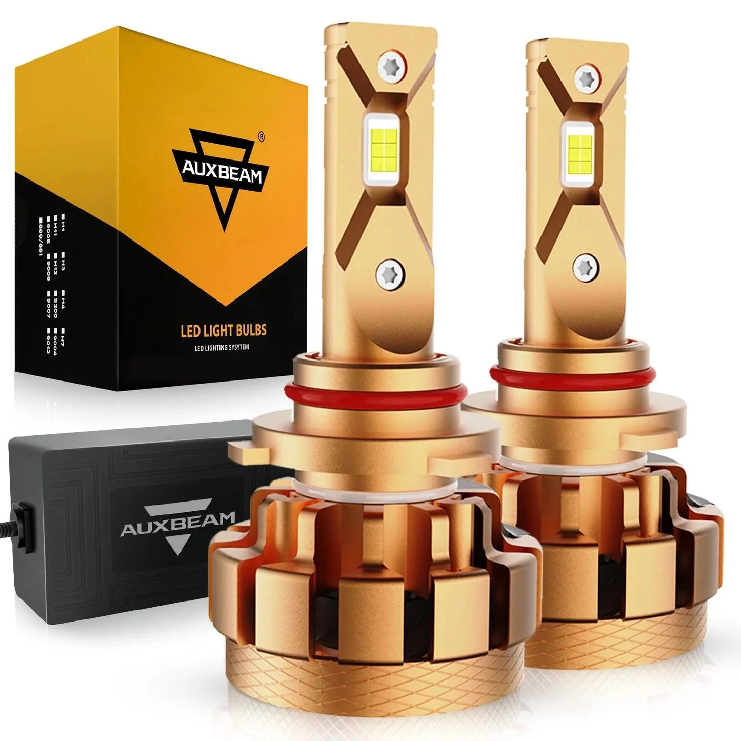 F-16 PLUS Series 18000LM 70W LED Headlight Bulbs 6000K Cool White - Auxbeam  – éclairage LED auto