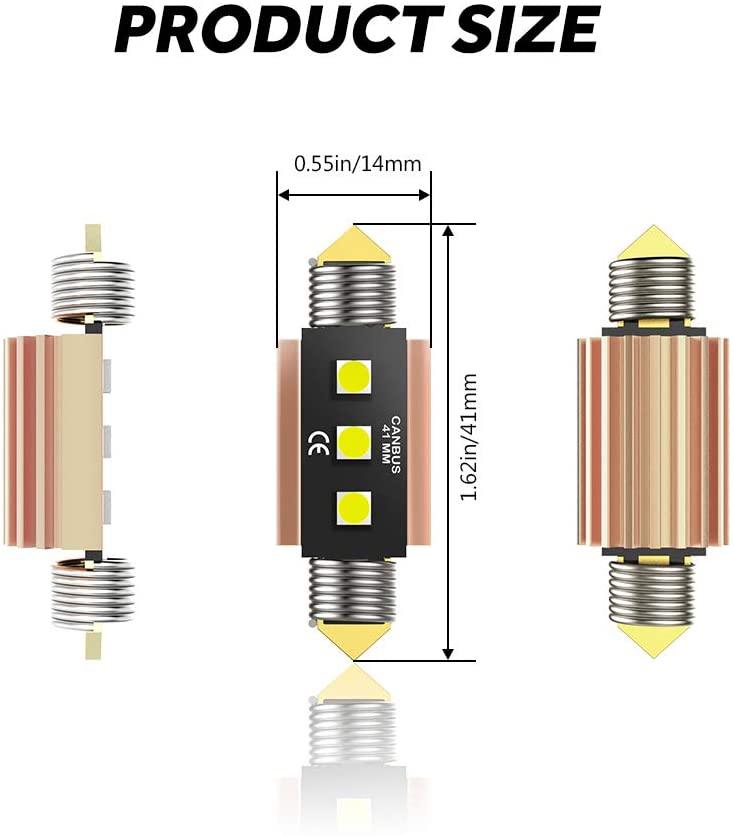 LED Festoon Canbus For Interior Dome Map License Plate Bulbs
