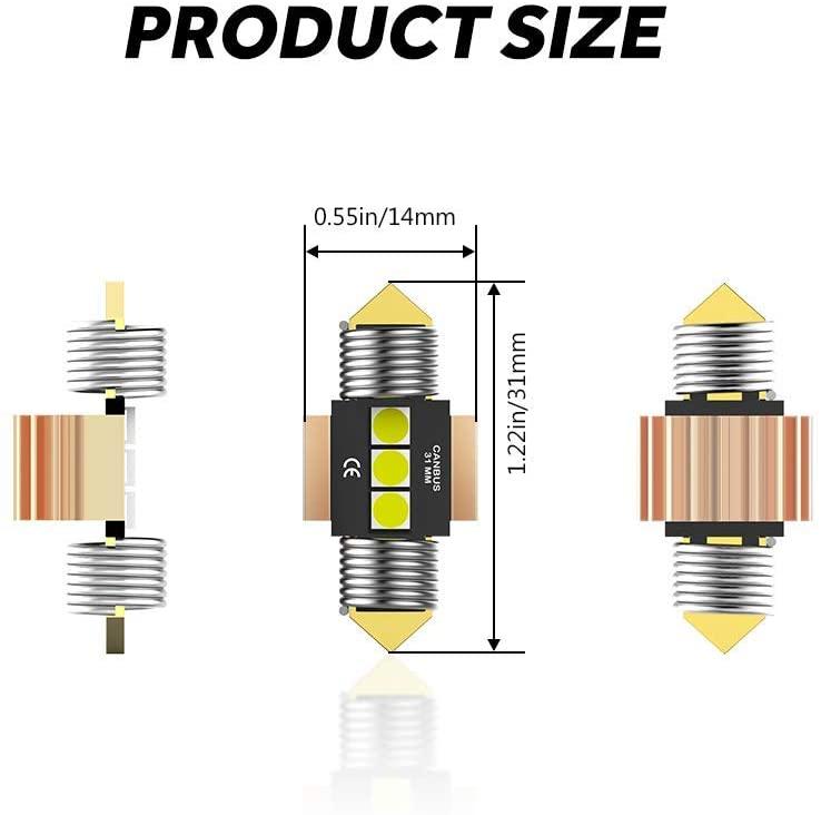 LED Festoon Canbus For Interior Dome Map License Plate Bulbs