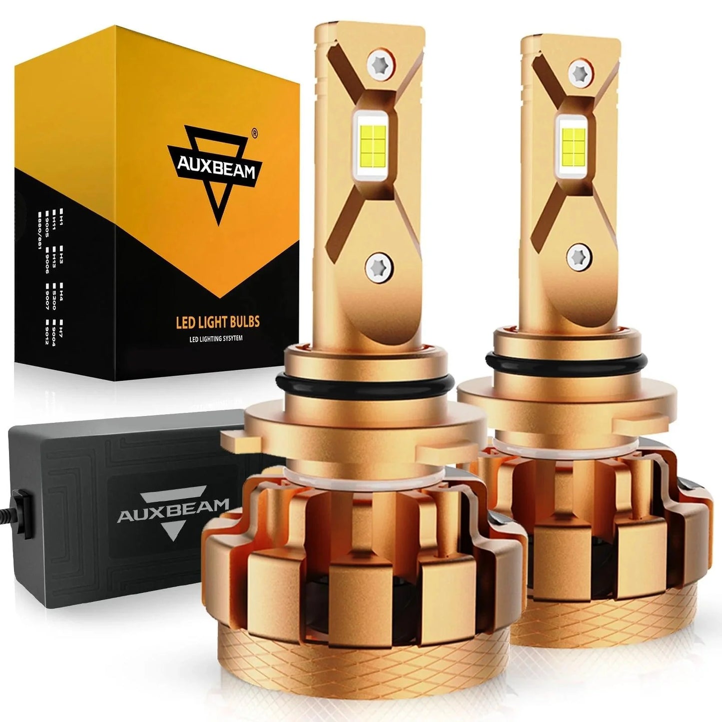 F-16 PLUS Series 18000LM 70W LED Headlight Bulbs 6000K Cool White - Auxbeam  – éclairage LED auto