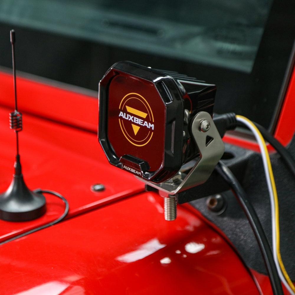 Color Play Series LED Pod Lights Black Cover Light Shield Cover