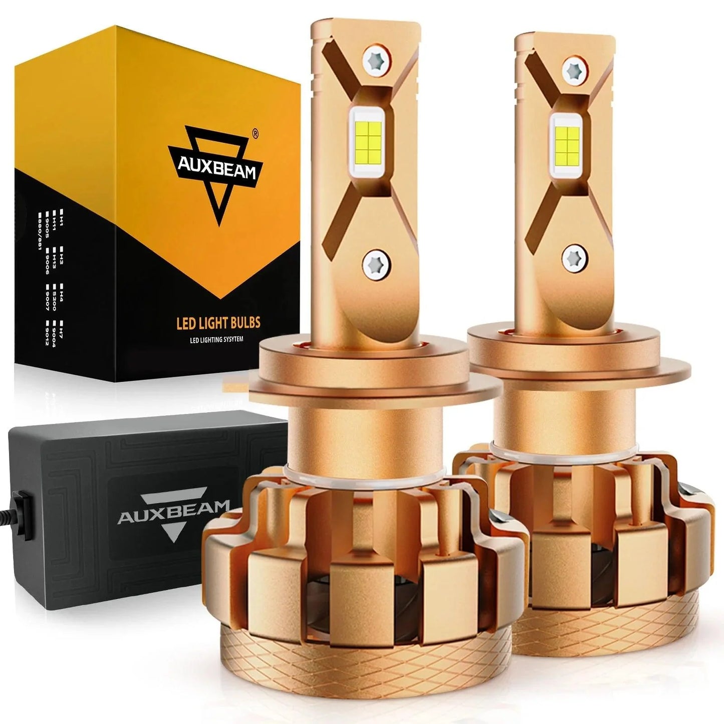 F-16 PLUS Series 18000LM 70W LED Headlight Bulbs 6000K Cool White - Auxbeam  – éclairage LED auto