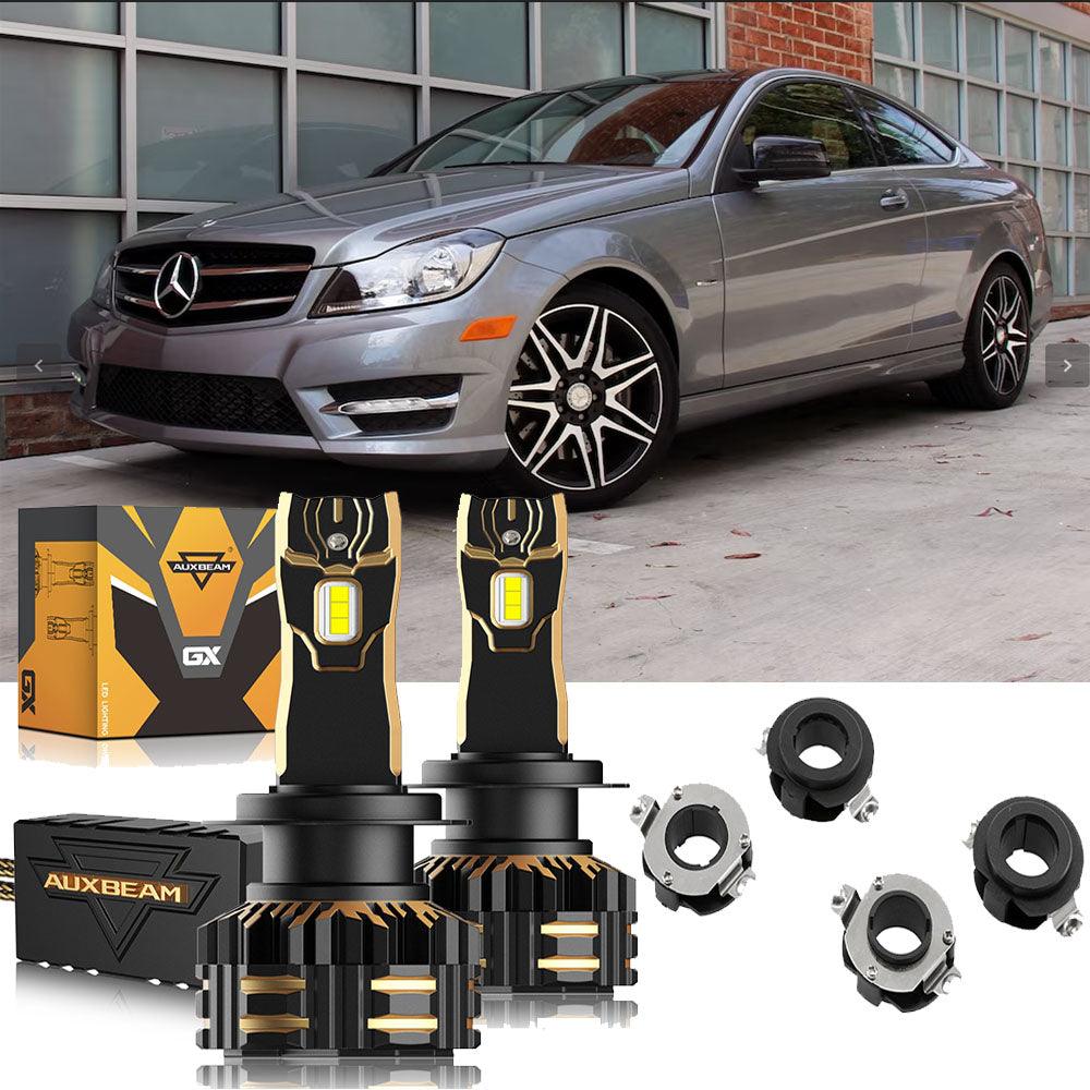 For 2012-2015 Mercedes Benz MB C250 H7 LED Headlight Bulbs - Auxbeam  – éclairage LED auto