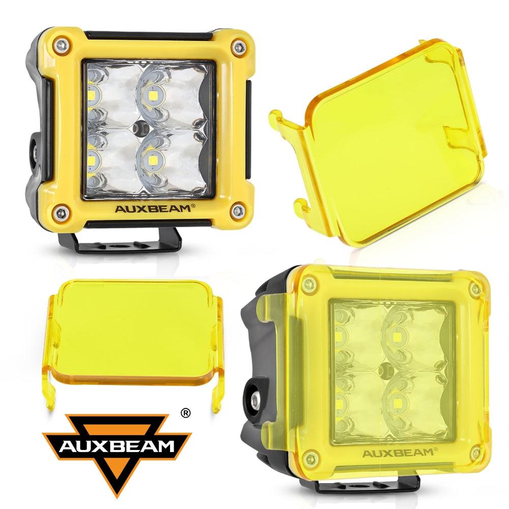 3 Inch 40W LED Pods Light Spot/Flood Multicolor frame with wiring harness for SUV ATV UTV Trucks Pickup Boat - Auxbeam  – éclairage LED auto