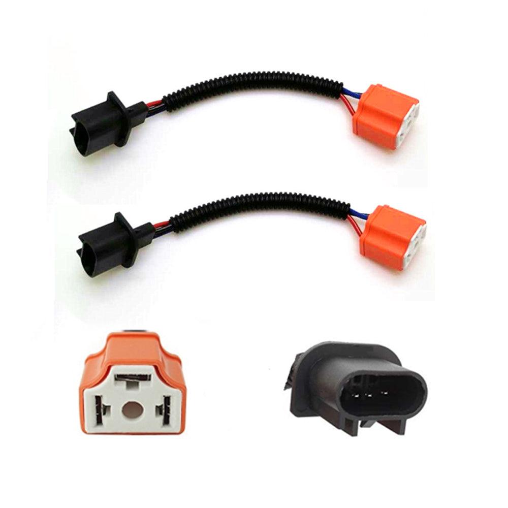 H13 Male to H4 Female Adapter Wiring Harness Connector Headlight Conversion for Headlight/Fog Light 2pcs/Set - Auxbeam  – éclairage LED auto