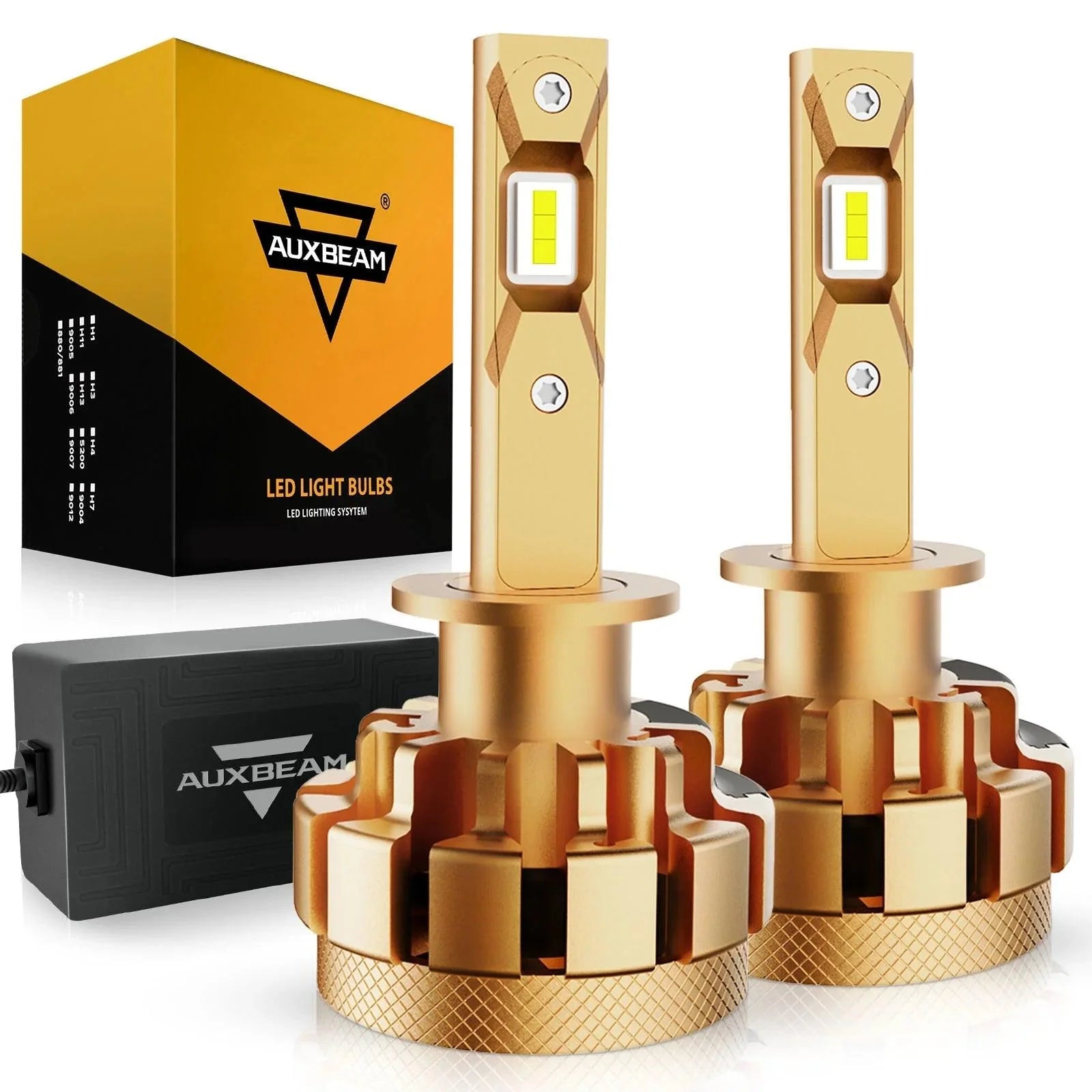 F-16 PLUS Series 18000LM 70W LED Headlight Bulbs 6000K Cool White - Auxbeam  – éclairage LED auto