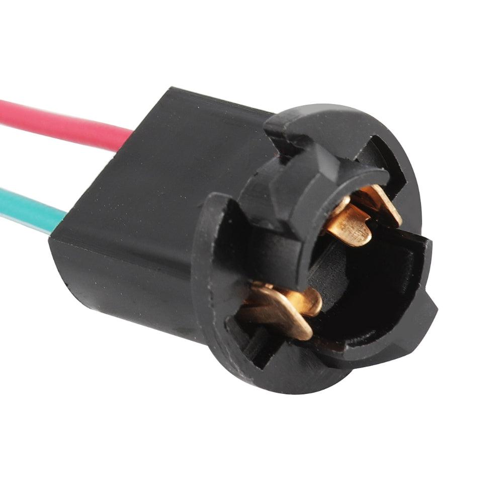 2PCS T10/168/194/2825/W5W Wiring Harness Sockets Compatible With LED Bulbs, Parking Lights, License Plate Lights