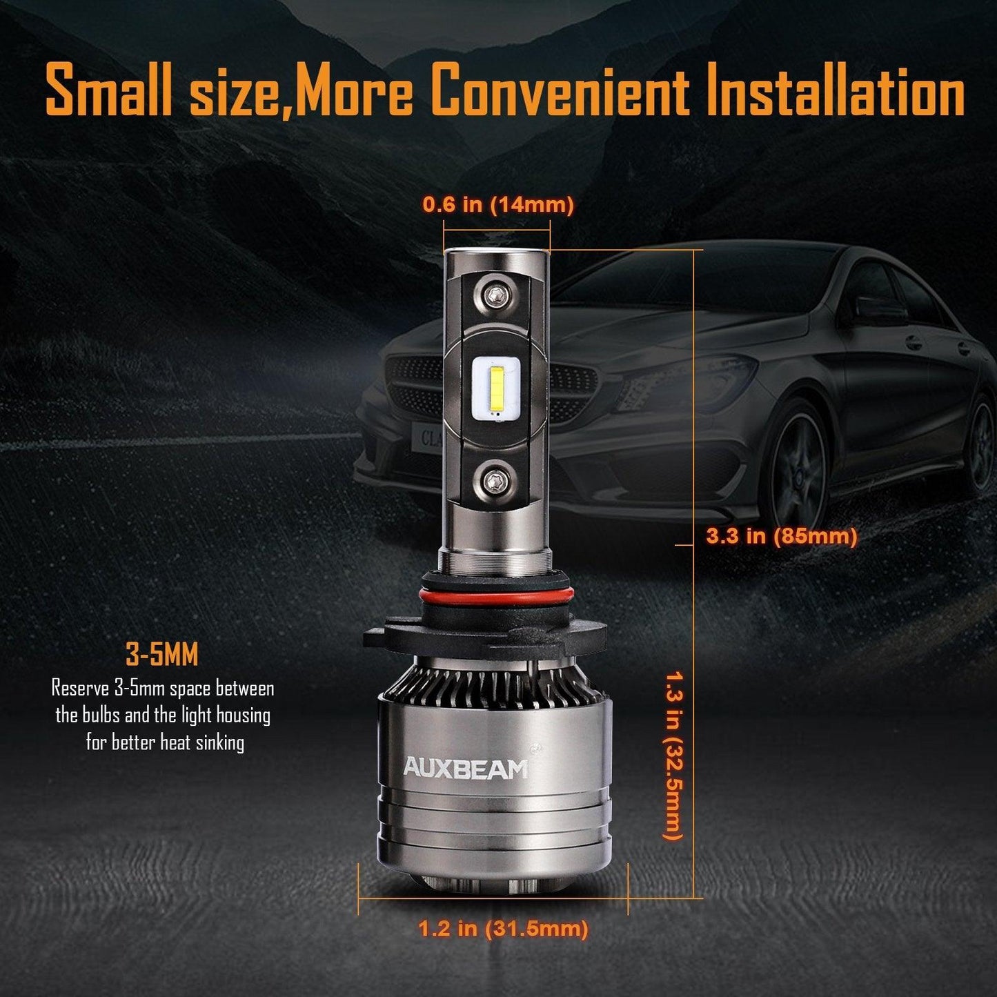 لسيارات GMC SIERRA 1500 2500 3500 HD CLASSIC موديلات 2003-2007، سلسلة T1 للتحكم في درجة الحرارة، مصابيح LED 16000 لومن، حزمة شعاع عالي ومنخفض