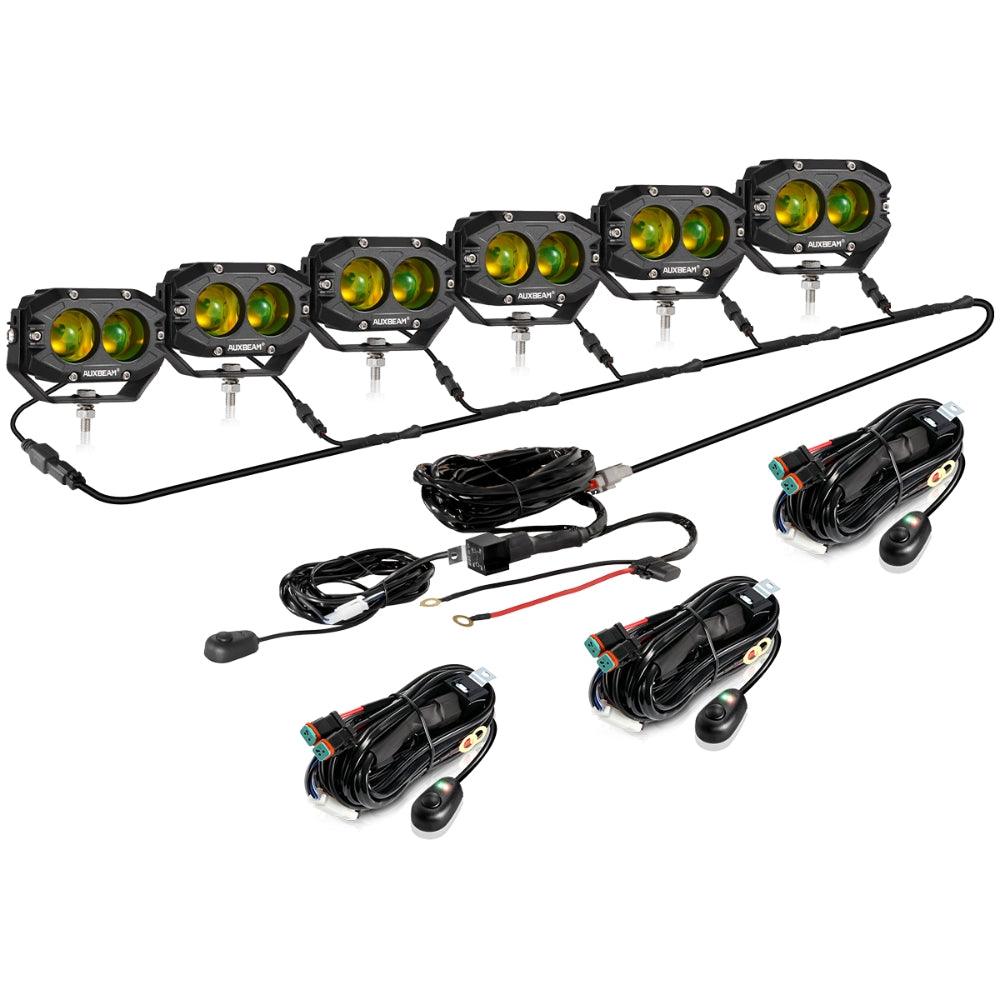 R4 Series | 4 Pouces 60W LED Pods Lumière Amber Spot