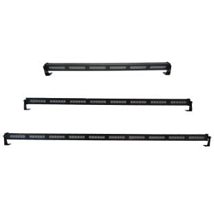 Scrolling ramp with orange LED modules