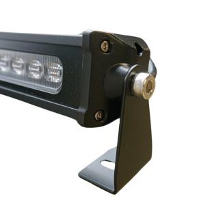 Scrolling ramp with orange LED modules