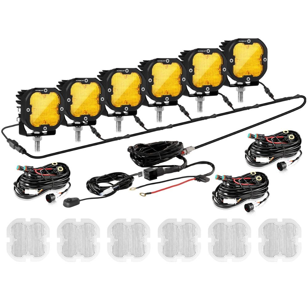 XP-ULTRA Series 3 Inch 80W 9600LM LED Pods Lights White&Amber - Auxbeam  – éclairage LED auto
