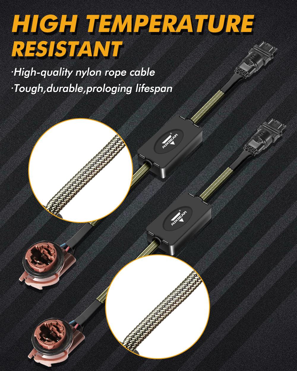 🆕3157 US-CK C8-Model فك تشفير مقاومات CANBUS المضادة للوميض وتجنب وميض إشارة الانعطاف السريع وضوء الوميض ورمز خطأ لوحة القيادة قطعتان/مجموعة