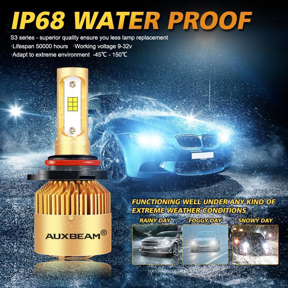 For 2000-2012 Honda Accord 9005+9006 S3 Series Fan Cooling 16000LM High Beam/Low Beam Combo