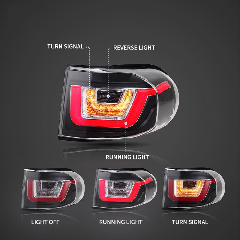 LED II Tail Lights Assembly For 2007-2014 Toyota FJ Cruiser (XJ10)