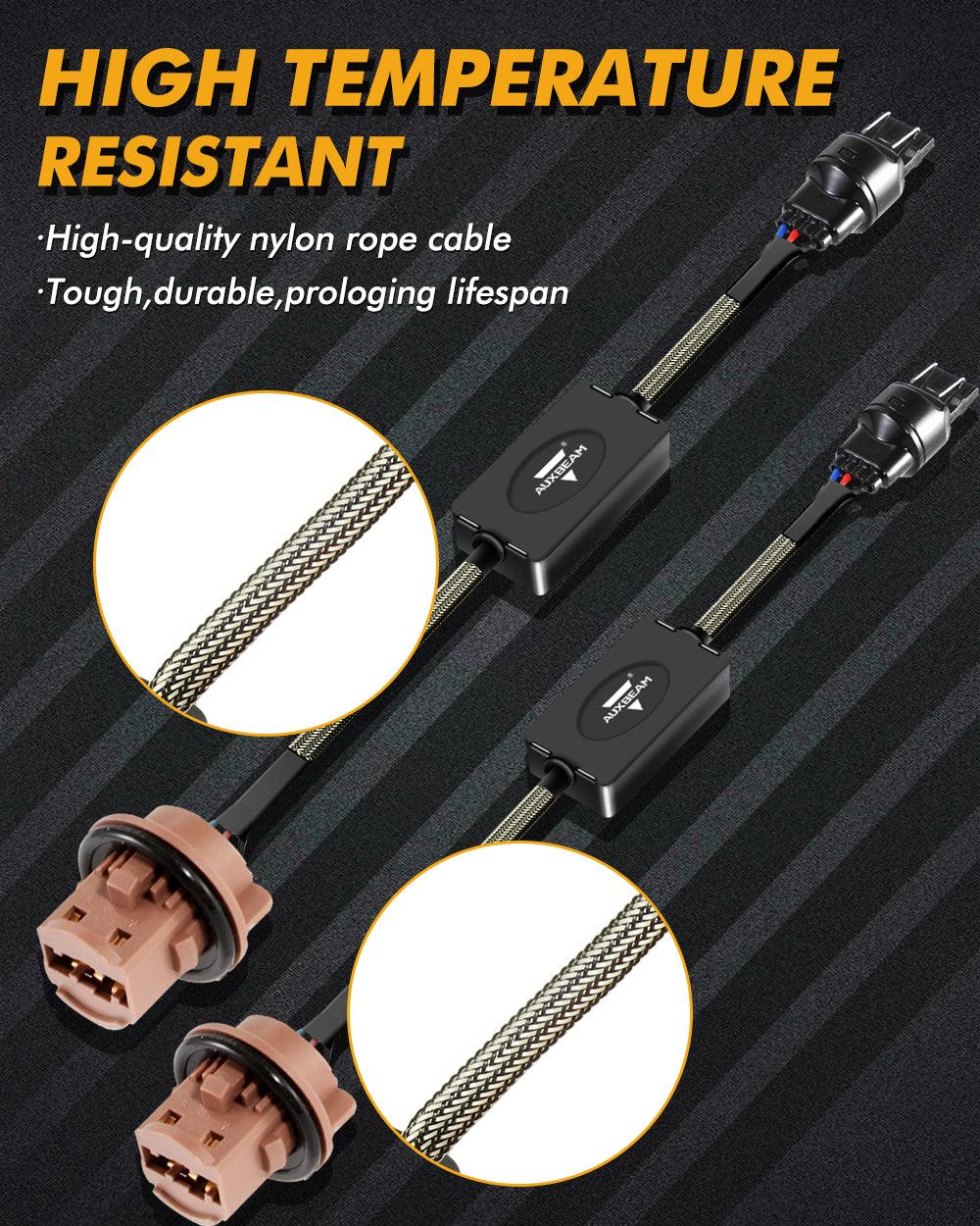 🆕7443 C8-Model فك تشفير مقاومات CANBUS المضادة للوميض وتجنب وميض إشارة الانعطاف السريع وضوء الوميض ورمز خطأ لوحة القيادة قطعتان/مجموعة