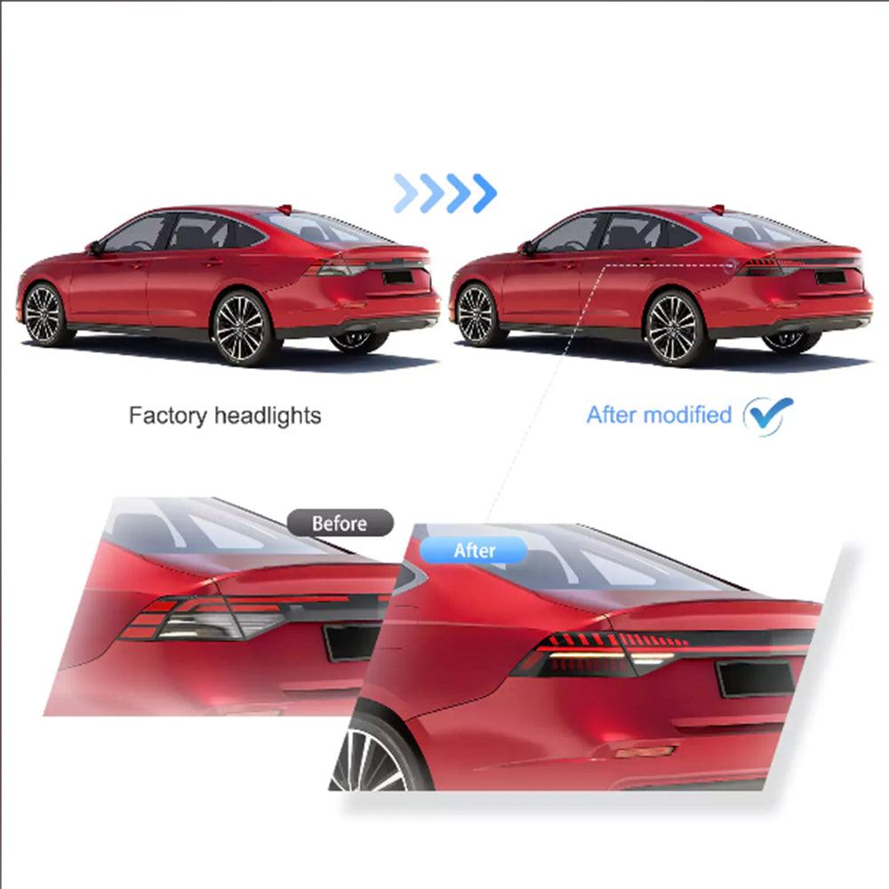 LED Tail Light Assembly Full LED With Start-Up Animation For 2023-2025 Honda Accord