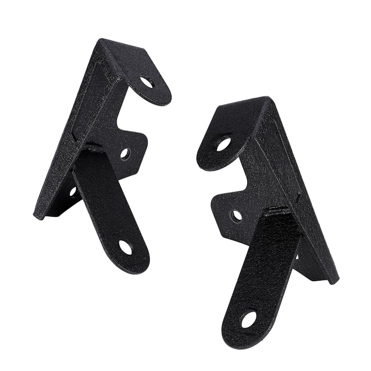 (2pcs/set) Dual A-Pillar Pods Light Windshield Mount Brackets for Jeep Wrangler JK 2007-2017 