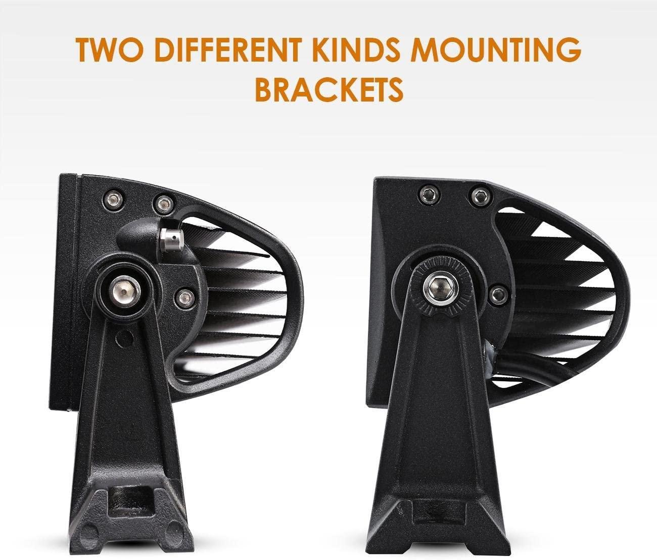 22 Inch-52 Inch 5D Series Straight/Curved Combo Beam Double Row LED Light Bar for 2015 Chevy Silverado 1500 2500 3500