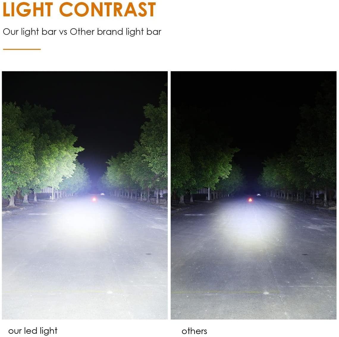 شريط إضاءة LED مزدوج الصفّ، مستقيم/منحني، من سلسلة 5D، مقاس 22-52 بوصة، لسيارة تويوتا تاكوما 2004