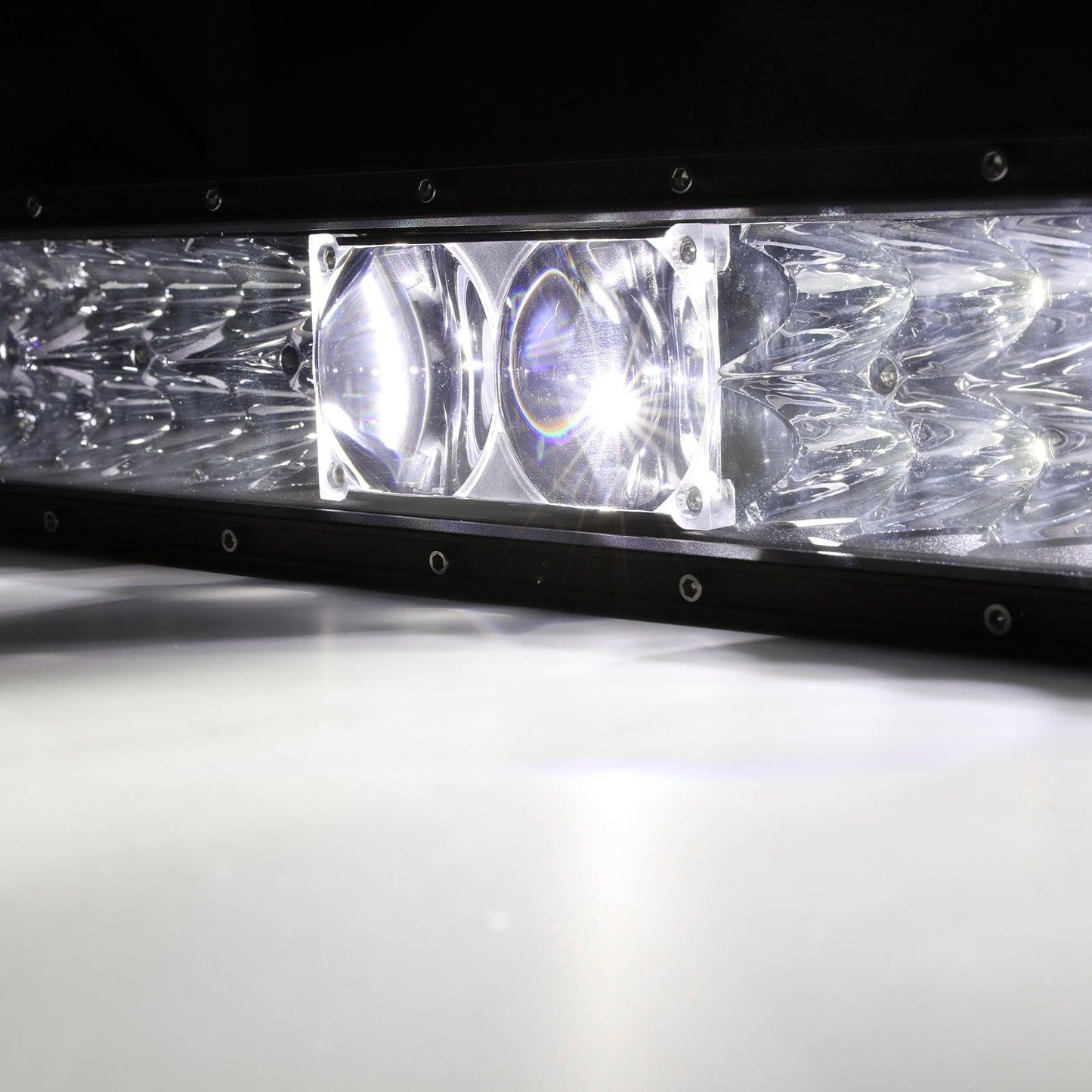 NEW VERSION 22 Inch 5D-PRO Series Combo Dual Row LED Light Bar with DT Wiring Harness Kit for Chevy Colorado