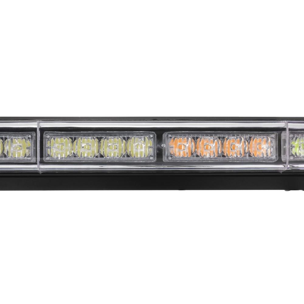 38.5 Inch Rooftop Strobe Flashing Light Bar with Mounting Brackets 20 Flashing Modes Emergency Safety Warning Caution Beacon Lights
