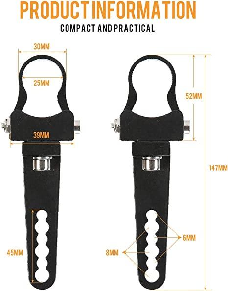 Kit de Support de Barres Lumineuses (2pcs/set) Universel 1 Pouce