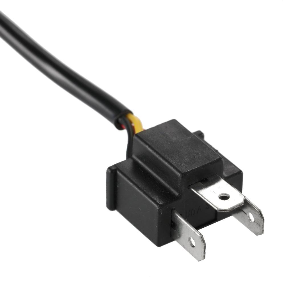 H4/9003 C10-MODEL Enhanced LED Headlight Bulbs Canbus Decoder Anti-Flicker Hyper Flash No Warning Harness Resistor Conversion Kit 2pcs/set