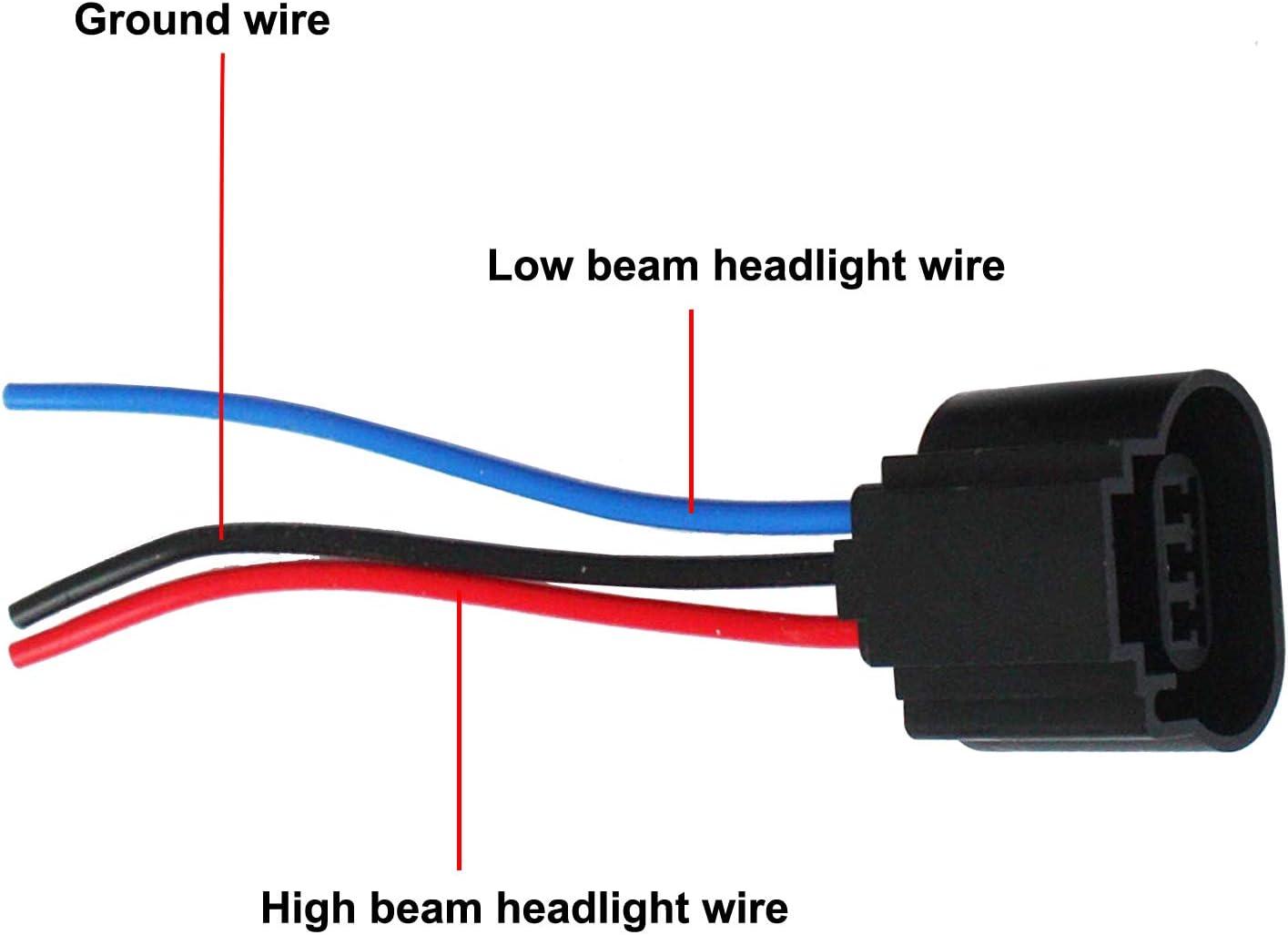 H13 Male to H4 Female Adapter Wiring Harness Connector Headlight Conversion for Headlight/Fog Light 2pcs/Set - Auxbeam  – éclairage LED auto