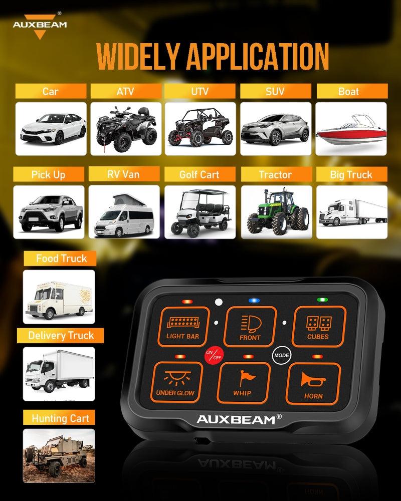 AR-600 RGB Switch Panel with APP, Toggle/Momentary/Pulsed Mode Supported 