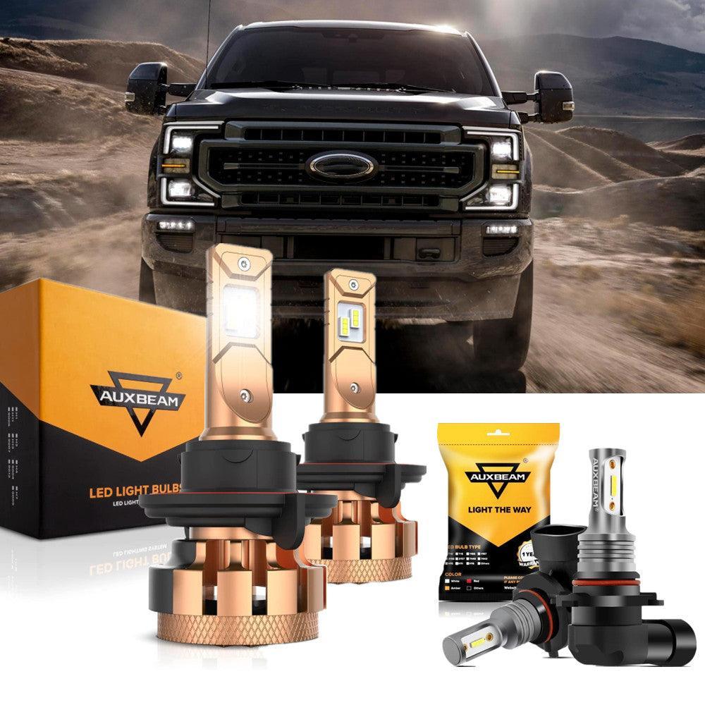 لسيارات فورد F350 F-16 Plus Series H13 المدمجة من Canbus من فئة السيارات 14000LM مجموعة مصابيح LED عالية الشعاع ومنخفضة الشعاع