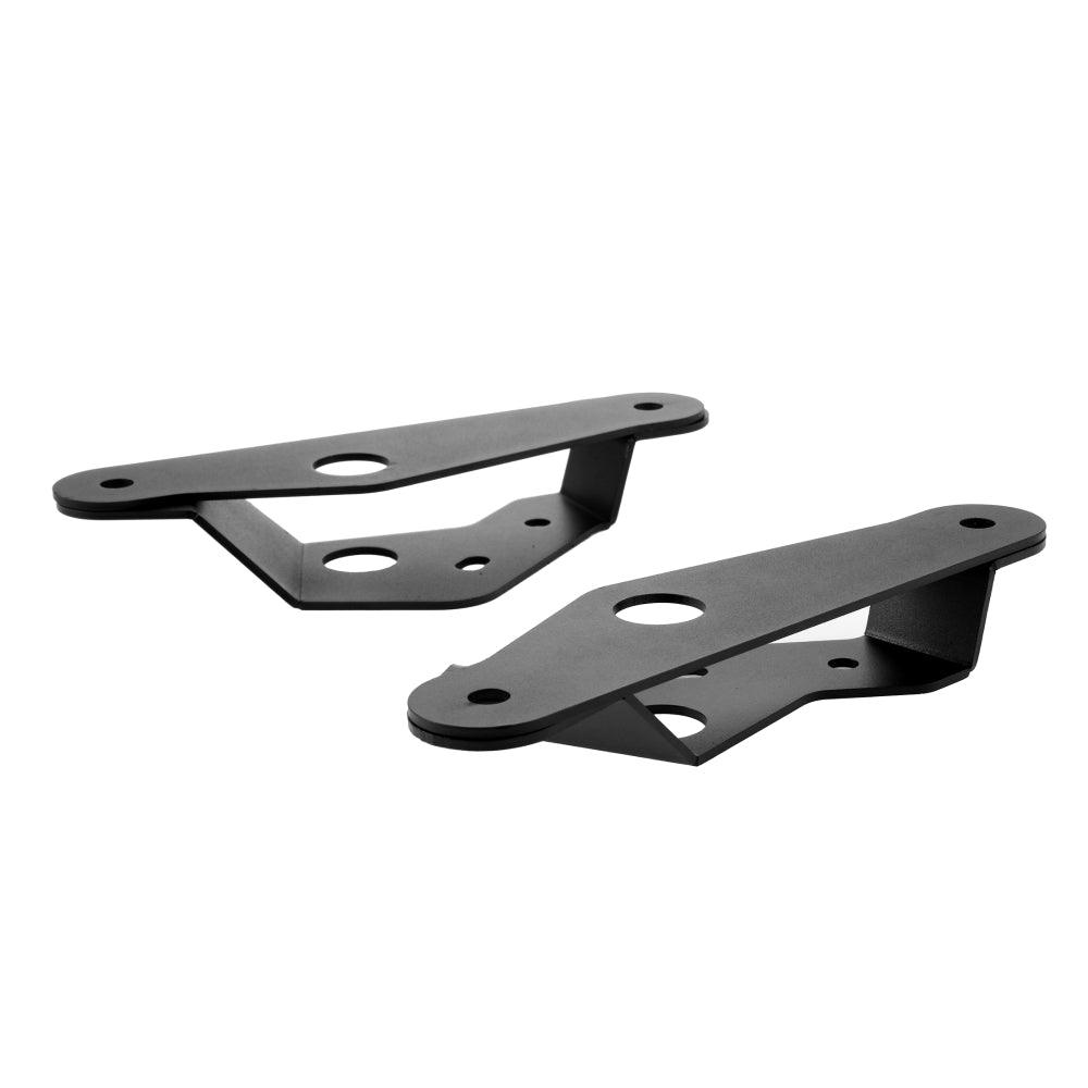 4 Inch 90W Round Yellow Spot LED Driving Lights with Dual A-Pillar Mounting Bracket For Ford Bronco 2/4 Door 2021 2022 - Auxbeam  – éclairage LED auto