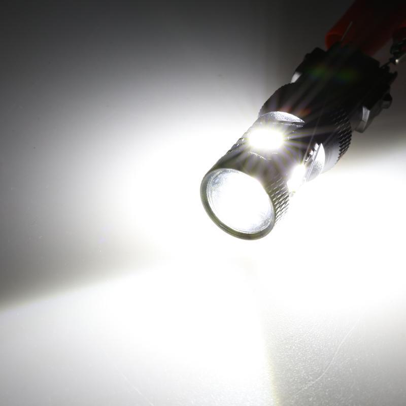 (2pcs/set) White&amp;Amber Switchback Bake/Reverse/Tail Light LED Bulbs with Canbus-Decode